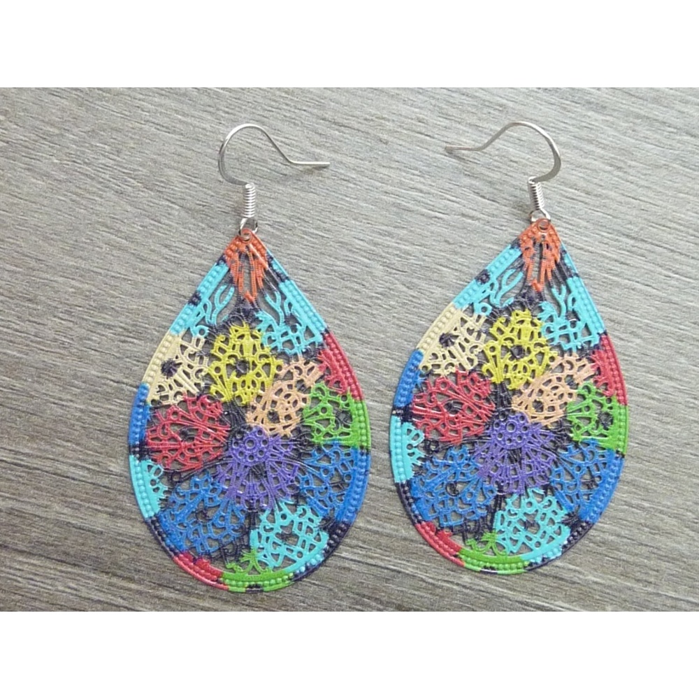 Flower Lace Earrings